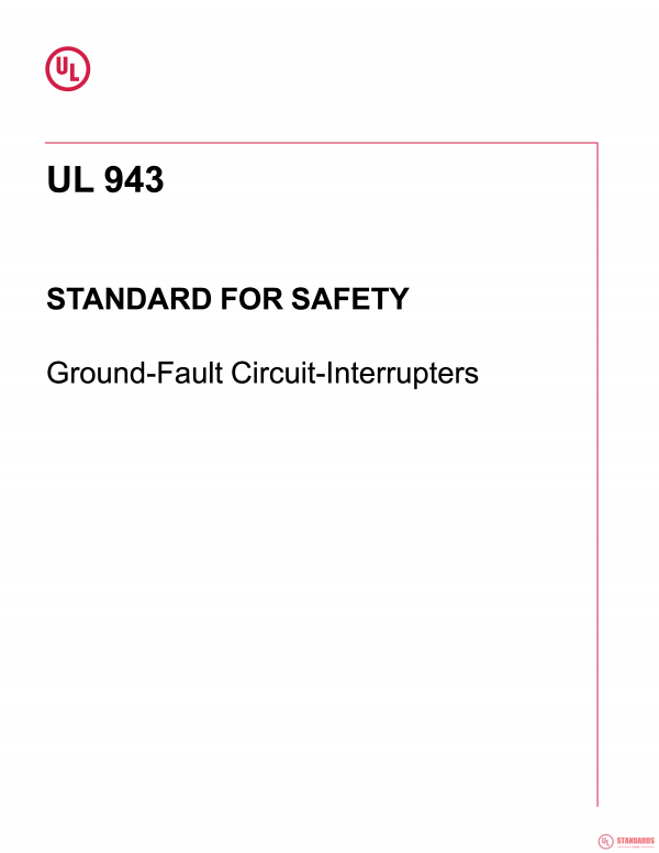 UL 943 PDF UL 943 PDF